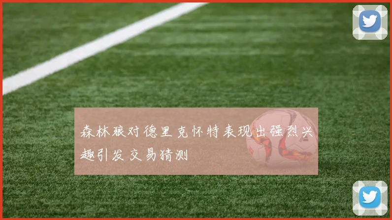 森林狼对德里克怀特表现出强烈兴趣引发交易猜测